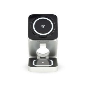 Nedis Wireless 3-in-1 Charger | 15W | USB-A / USB-C™ | 3 Devices | Travel