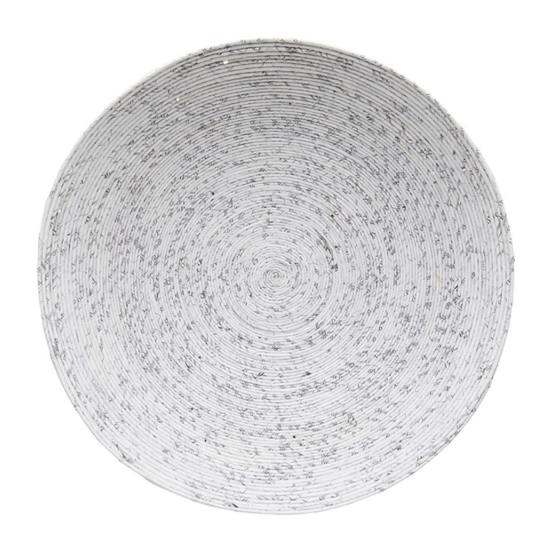 Natural Elements Reusable Fruit Bowl - Biodegradable Recycled Paper - 30cm