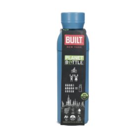 BUILT Planet Bottle | Recycled | Reusable | 500ml | Blue