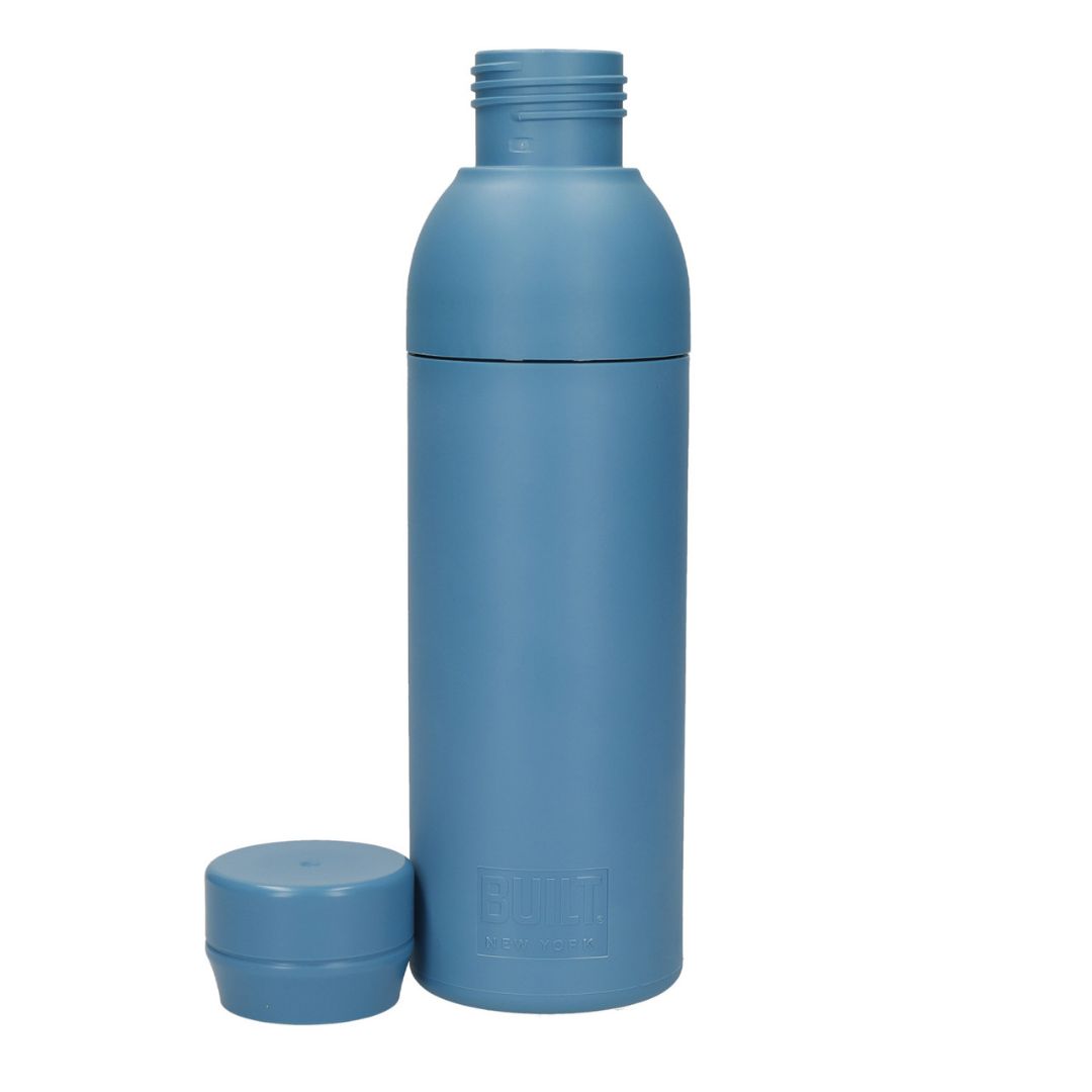 BUILT Planet Bottle | Recycled | Reusable | 500ml | Blue