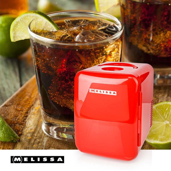 Melissa Portable Mini Fridge | 4L. | 100-240V / 12V | Heating/Cooling | Red - Image 9