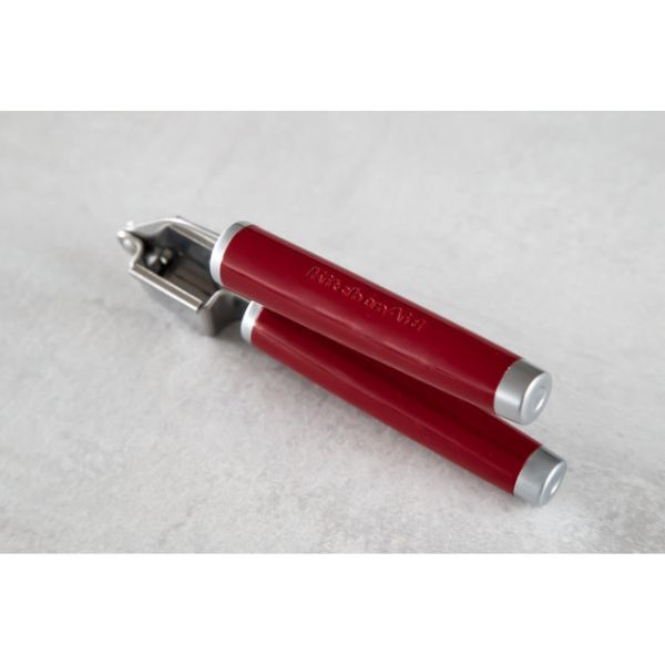 KitchenAid Stainless Steel Garlic Press | Empire Red - Image 2